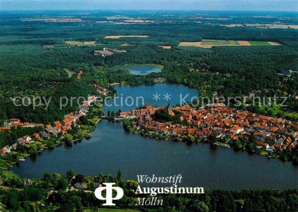 Moelln Lauenburg Fliegeraufnahme Wohnstift Augustinum Se