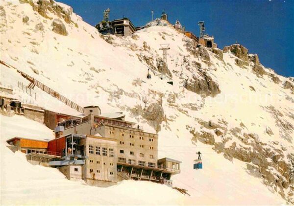 Zugspitze Hotel Schneefernerhaus mit Seilbahn zum
