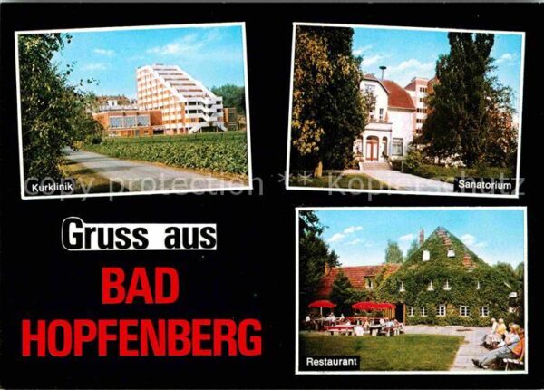 Bad Hopfenberg Kurklinik Sanatorium Restaurant Moorbad