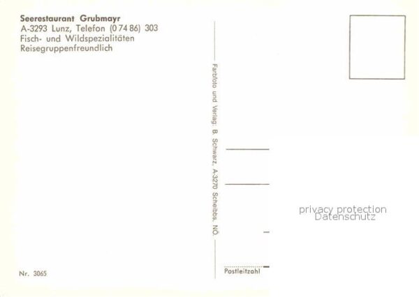 Lunz See Niederoesterreich Seerestaurant Grubmayr Segelboot – Bild 2