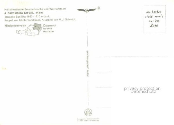 Maria Taferl Barocke Basilika Wallfahrtsort Fliegera – Bild 2