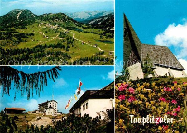 Tauplitzalm Berggaststätte Kirche Alpenpanorama