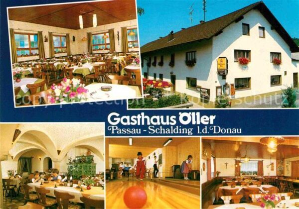Schalding Passau Gasthaus Öller Kegelbahn