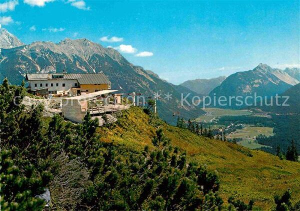 Leutasch Rauthhütte Blick auf Dreitorspitze Karw