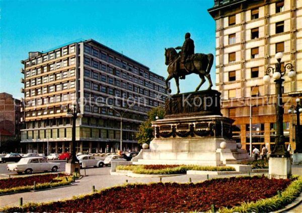 Beograd Belgrad Denkmal Reiterstandbild