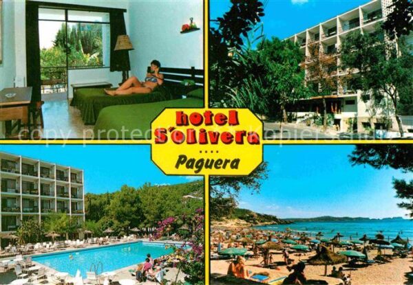 Paguera Mallorca Islas Baleares Hotel s_Olivera Swimming Pool Strand