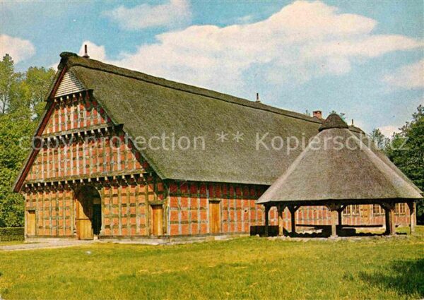Cloppenburg Quatmannshof mit Dreschturm Museumsdorf