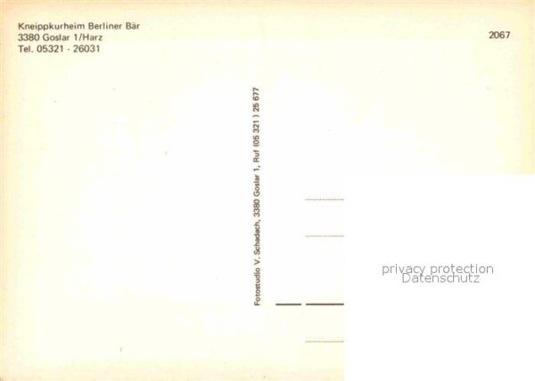 Goslar Kneippkurheim Berliner Bär – Bild 2