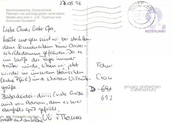 Schouwen Duiveland Stormvloedkering Oosterscheide Pijlerda – Bild 2
