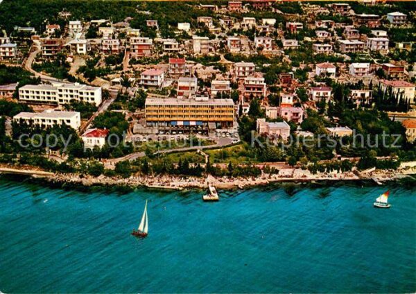 Crikvenica Kroatien Fliegeraufnahme