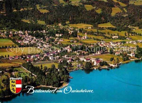 Bodensdorf Ossiacher See Fliegeraufnahme