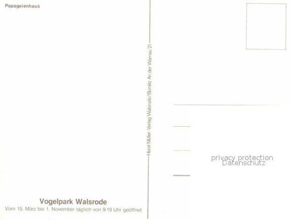 Walsrode Lueneburger Heide Papageienhaus – Bild 2