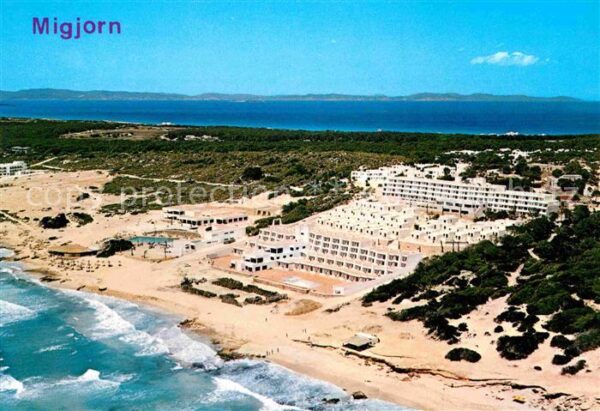 Formentera Playa Migjorn Fliegeraufnahme