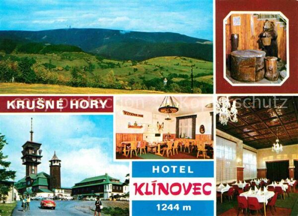 Krusne Hory Hotel Klinovec Gasträume Aussichtsturm