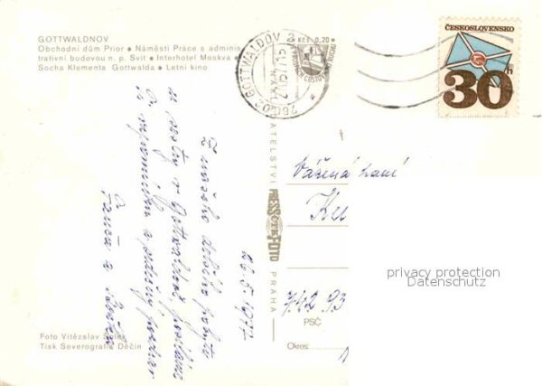Gottwaldov Tschechien Obchodni dum Prior Namesti Prace s admi – Bild 2