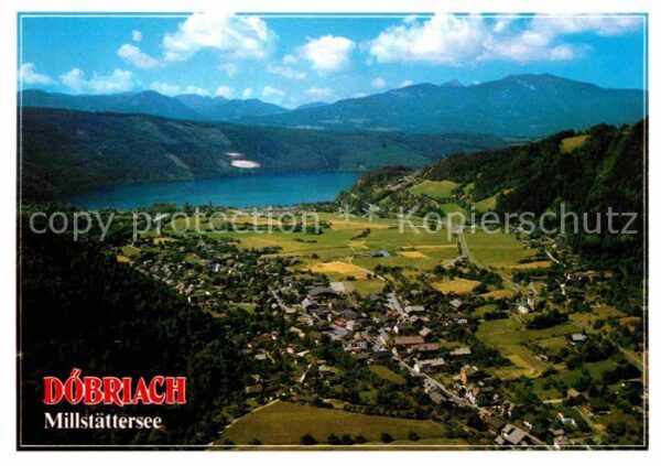 Doebriach Millstaettersee Fliegeraufnahme