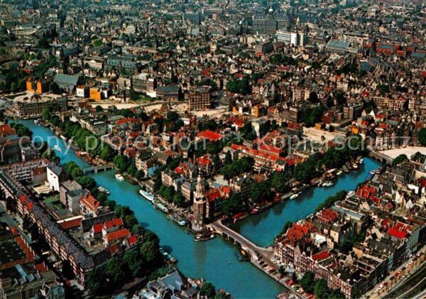 Amsterdam Niederlande Fliegeraufnahme