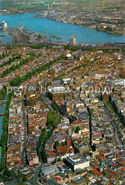 Amsterdam Niederlande Centrum Fliegeraufnahme
