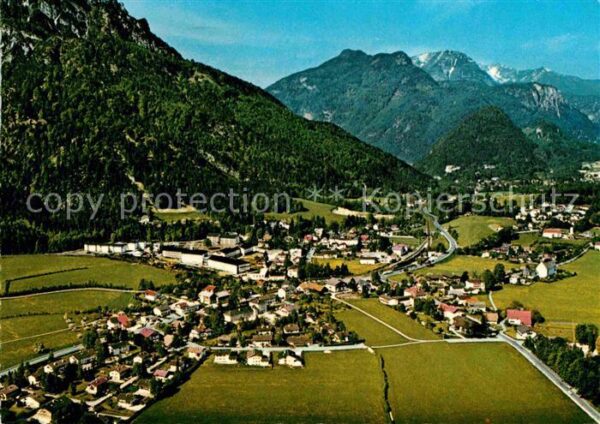 Bayerisch Gmain Fliegeraufnahme mit Müllnerhorn und Ris