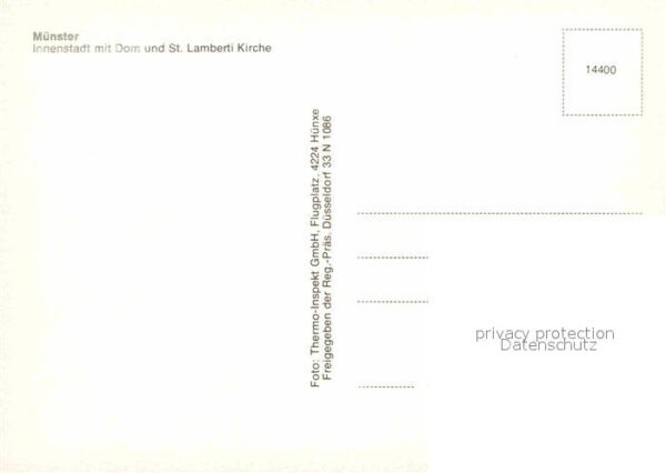 Muenster Westfalen Innenstadt mit Dom und St Lamberti Kirc – Bild 2