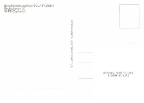 Zapfendorf Benediktinerinnenabtei Maria Frieden Fl – Bild 2