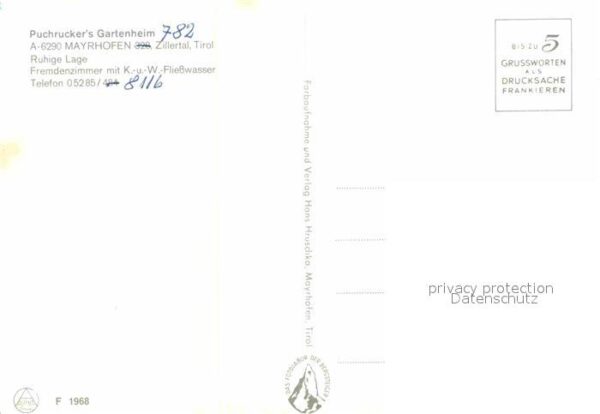 Mayrhofen Zillertal Puchruckers Gartenheim Pension Gästehau – Bild 2