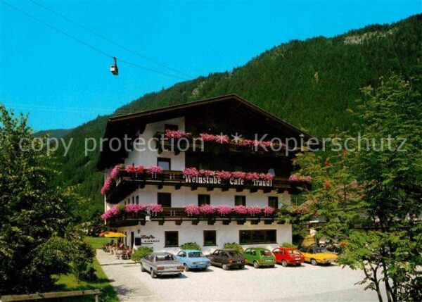 Mayrhofen Zillertal Gästehaus Cafe Traudl Bergbahn