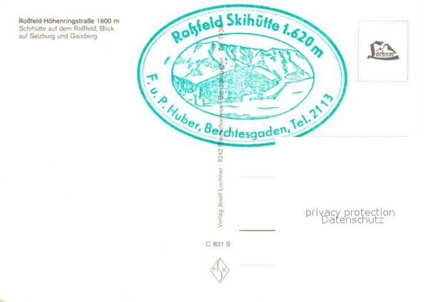 Berchtesgaden Rossfeld Höhenringstrasse Schihütte Bli – Bild 2