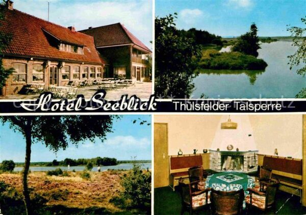 Thuelsfelder Talsperre Hotel Seeblick Kaminzimmer Landschaftsp