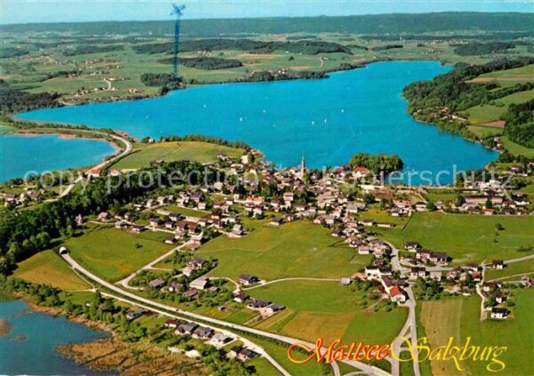 Mattsee Salzburg mit Obertrumer und Niedertrumer See Bad