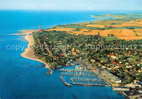 Laboe Hafen Marine Ehrenmal Fliegeraufnahme