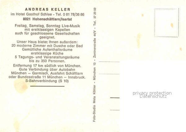 Hohenschaeftlarn Hotel Gasthof Schlee Restaurant – Bild 2