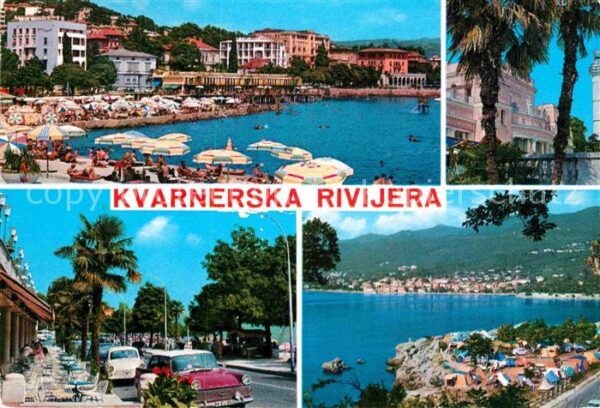 Opatija Abbazia Strandpartien