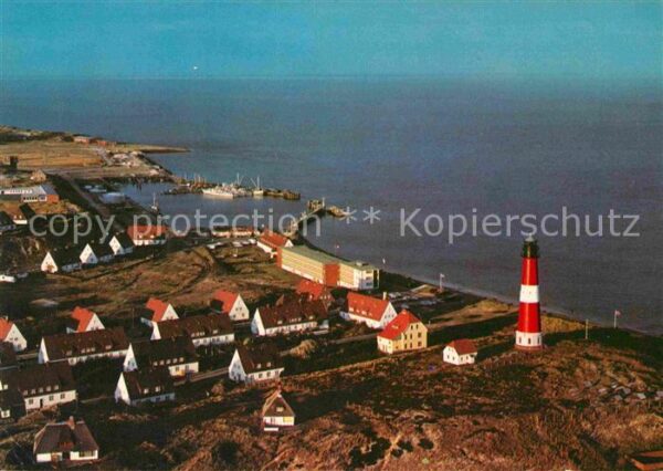Hoernum Sylt Fliegeraufnahme Leuchtturm