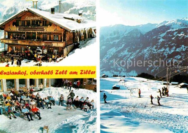 Zell Ziller Tirol Enzianhof Sonnenterrasse Ski Himmel Lif