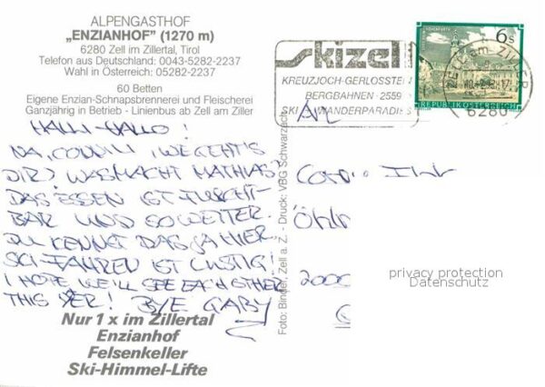 Zell Ziller Tirol Enzianhof Sonnenterrasse Ski Himmel Lif – Bild 2