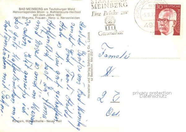 Bad Meinberg Kurpark Wandelhalle – Bild 2