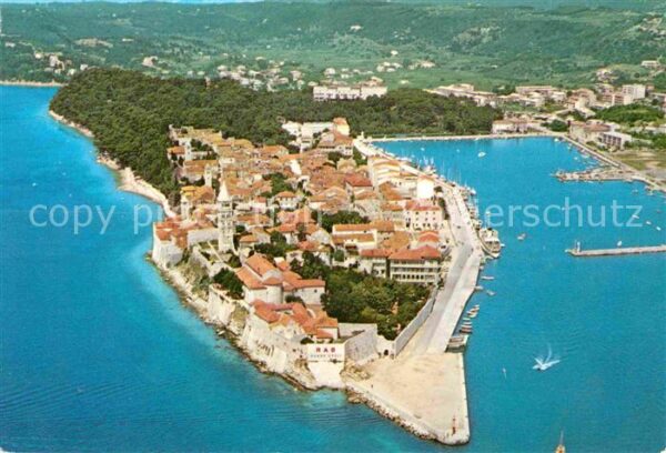 Rab Croatia Fliegeraufnahme