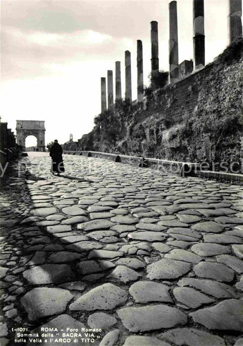 Roma Rom Foro romano Sommita della Sacre Via sul