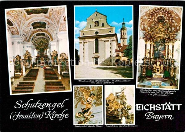 Eichstaett Oberbayern Schutzengel Kirche Inneres Altar Engels