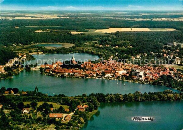 Moelln Lauenburg Fliegeraufnahme