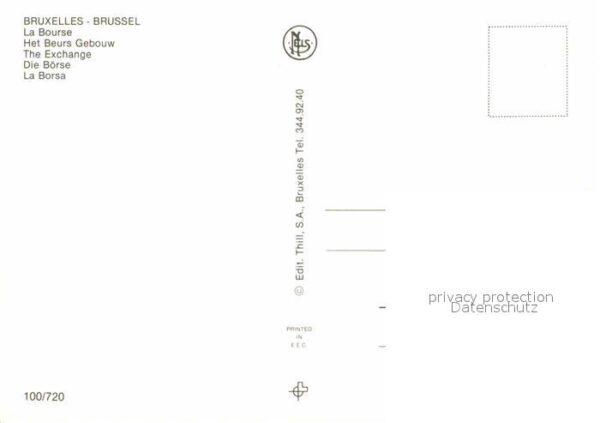 Bruxelles Bruessel Die Börse – Bild 2