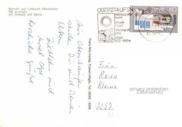 Oberstaufen mit Altmann und Säntis – Bild 2