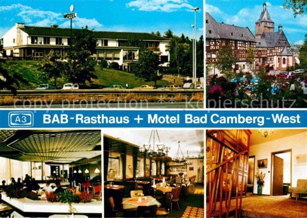 Bad Camberg BAB Rasthaus Gastäume Schloss