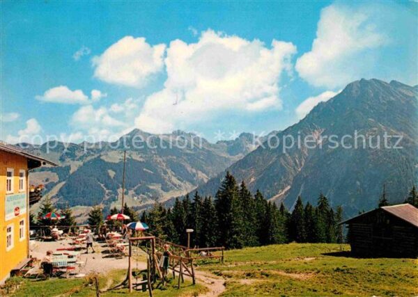 Mittelberg Kleinwalsertal Alpengaststätte Bühlalpe