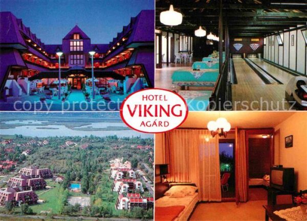 Agard Hotel Viking Bowlingbahn Panorama Gäste
