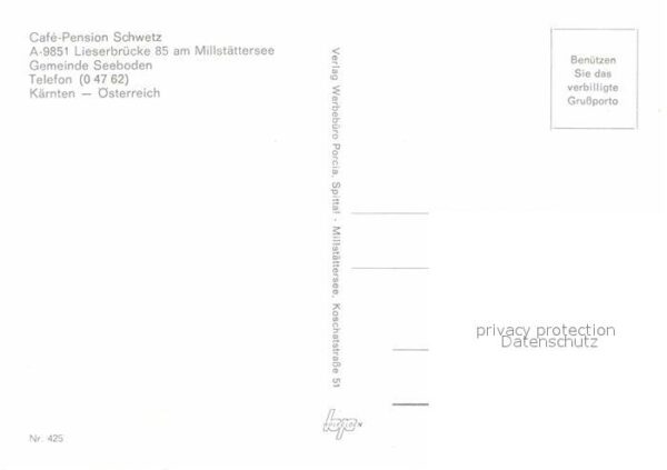 Seeboden Millstaettersee Cafe Pension Schwetz Gaststube Zimmer P – Bild 2