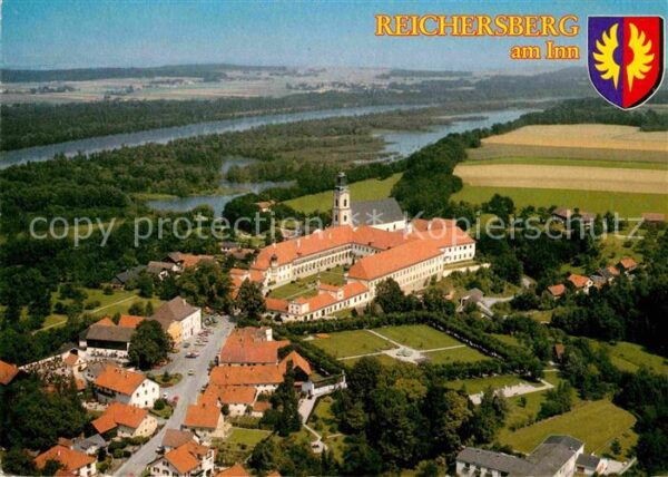 Reichersberg Inn Augustiner Chorherrenstift Fliegeraufna