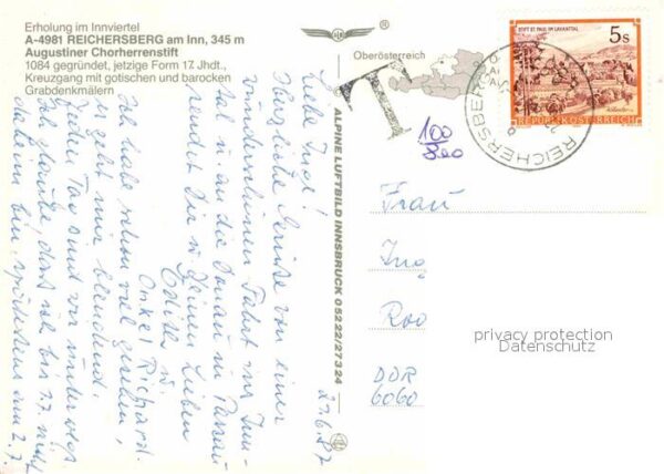 Reichersberg Inn Augustiner Chorherrenstift Fliegeraufna – Bild 2