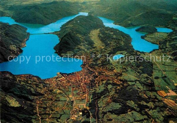Lago di Lugano TI Fliegeraufnahme